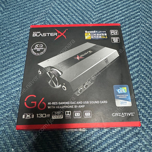 사운드 블라스터 G6 (새상품급) 풀박스