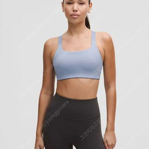 룰루레몬 스퀘어넥 워크아웃 브라탑(내장캡)
