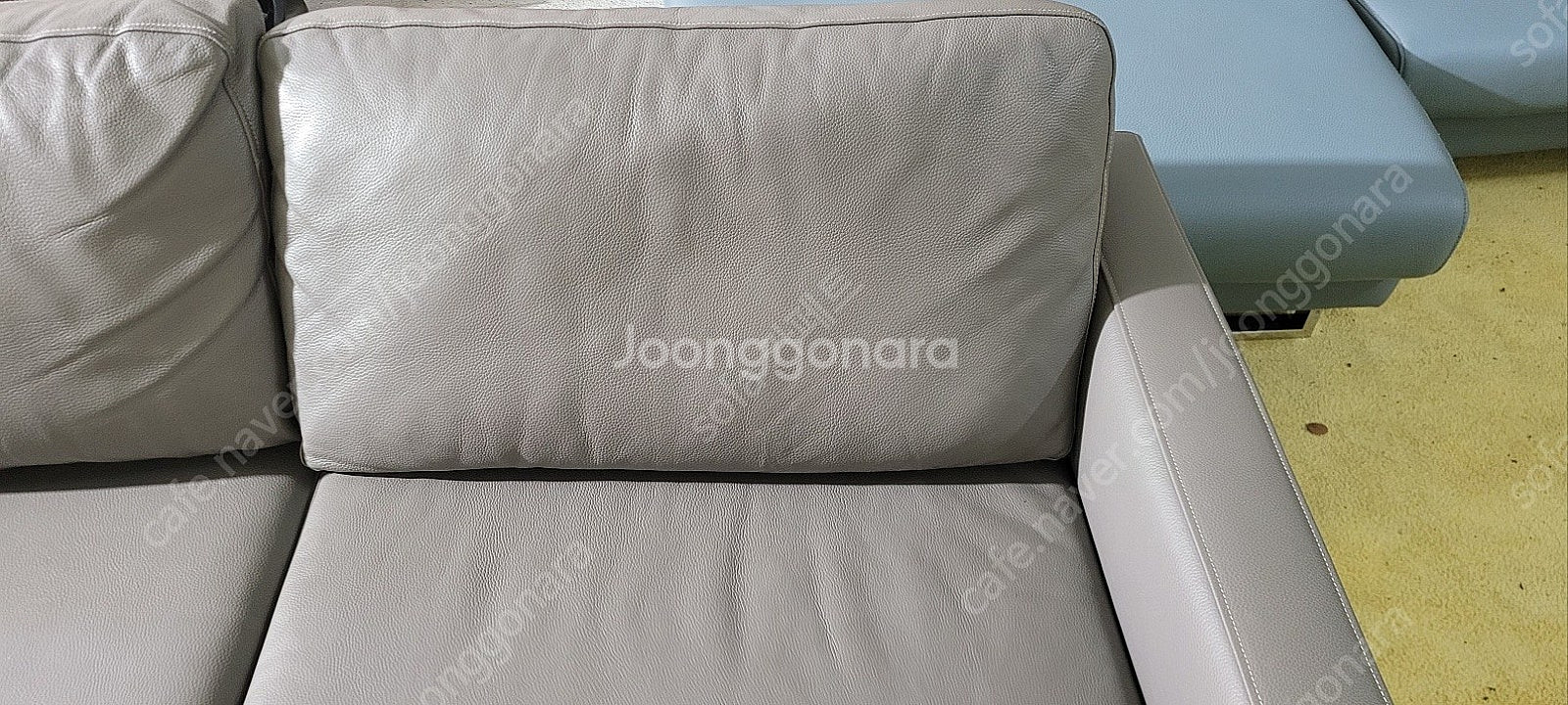 *판매* 자코모 모네 이태리 천연 통가죽 3인 소파급 ...--9