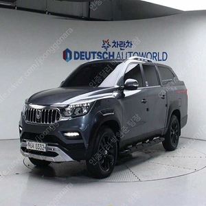 쌍용 렉스턴 스포츠 칸 중고 차 쌍용 렉스턴 스포츠 중고차 픽업트럭 중고 회색 2021년식 디젤 2.2 4WD 5링크 다이나믹 에디션 개인사업자 차량구매