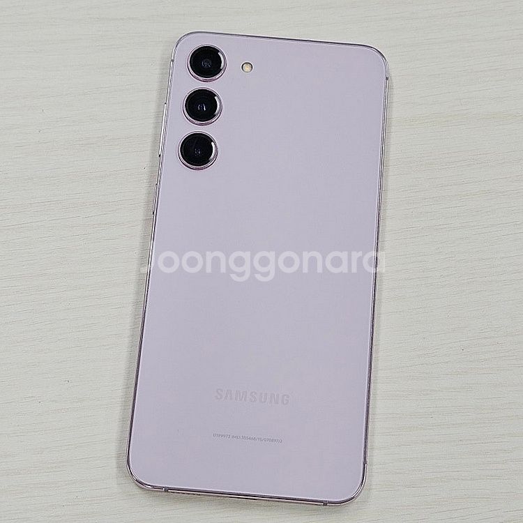 갤럭시S23플러스 라벤더 256용량 무잔상 깨끗한단말기 38만 판매해요--2