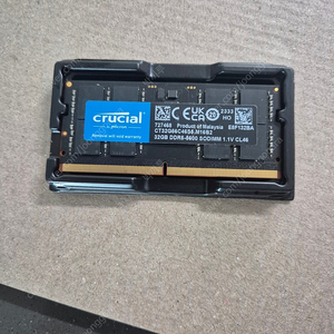 크루셜 DDR5 5600 32GB sodimm