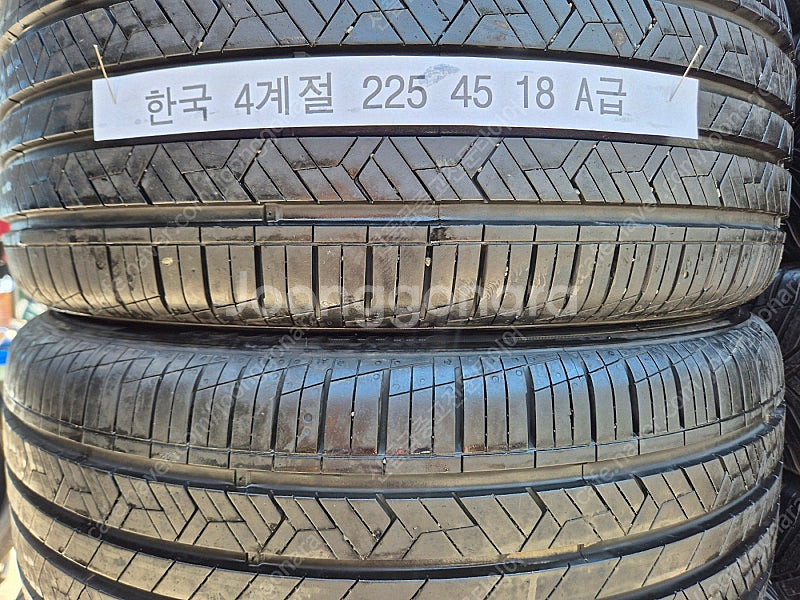 225 45 18 한국 4계절 타이어 장착무료 A급--1