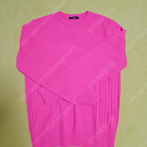 핑크 롱 니트티