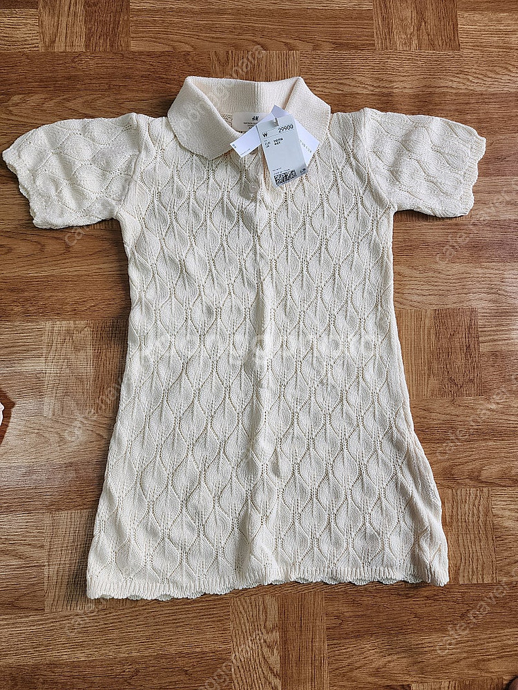 [새상품]H&M 포인텔 니트 드레스 4-6Y--1