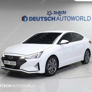 아반떼 중고 아반떼 더 뉴 아반떼 AD 중고차 흰색 2019년식 1.6 스타일 개인사업자 차량구매