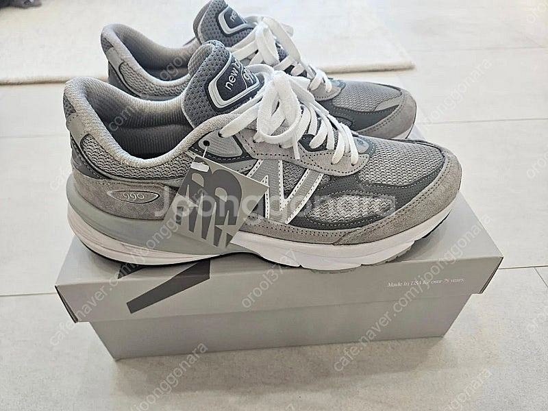 뉴발란스 990v6 D발볼 그레이 270사이즈--0