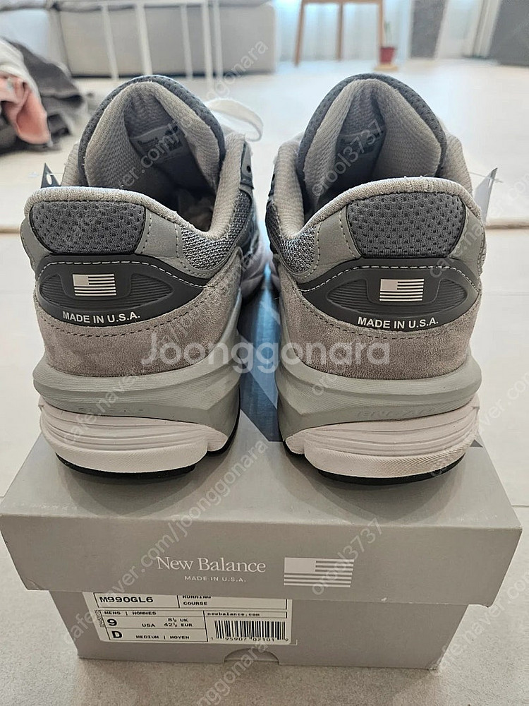 뉴발란스 990v6 D발볼 그레이 270사이즈--2