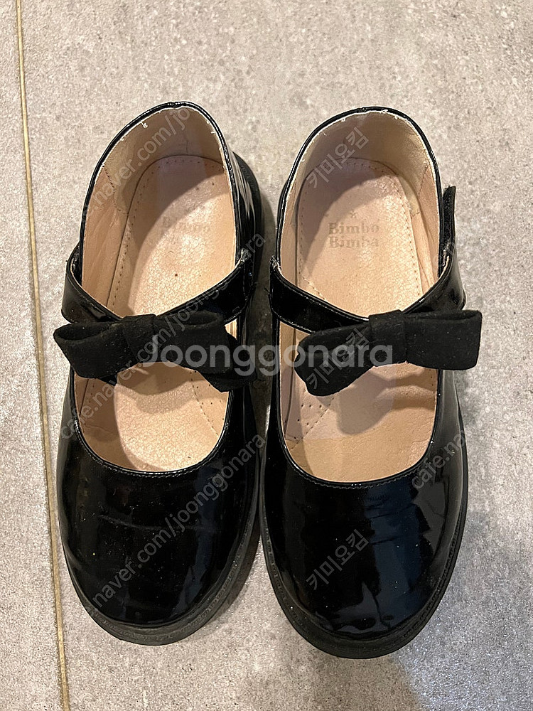 여아 에나멜 신발 200--0