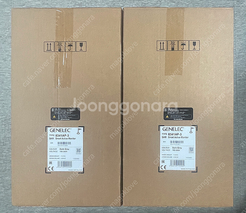 GENELEC 8341AP 다크 그레이 2통 신품(미개...--0