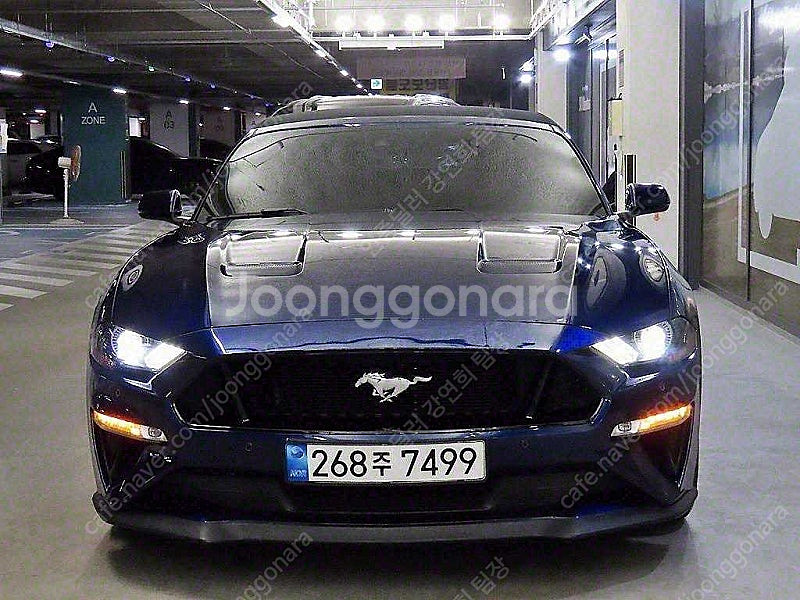 포드 머스탱 중고 머스탱 중고차 파란색 2019년식 5...--3