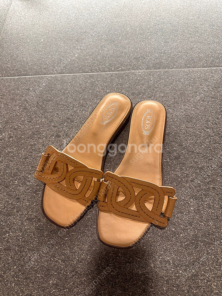 토즈 케이트 슬리퍼 베이지 37--0