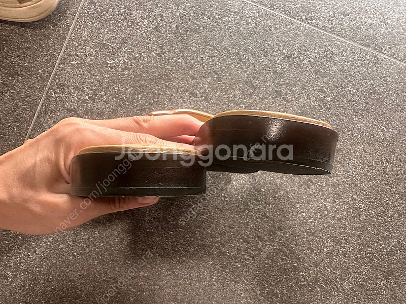 토즈 케이트 슬리퍼 베이지 37--3