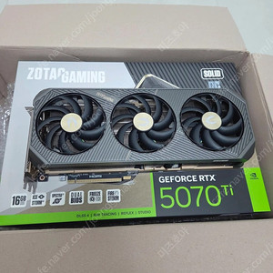 zotac 지포스 RTX 5070Ti SOLID OC
