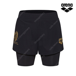 아레나 여성 블랙 비치 랩 팬츠 바지 A0BL1QW03(XL)_vinst