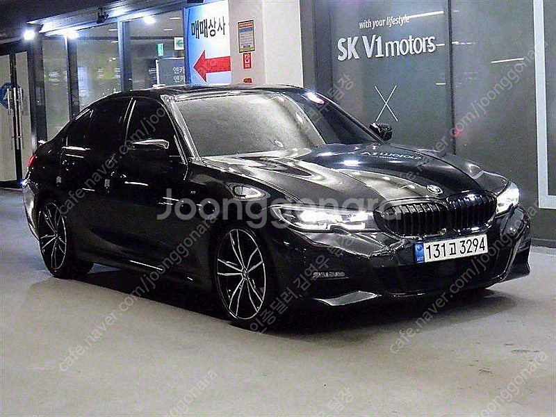 검정색 BMW 3시리즈 중고 M 스포츠 중고차 리스 가...--6