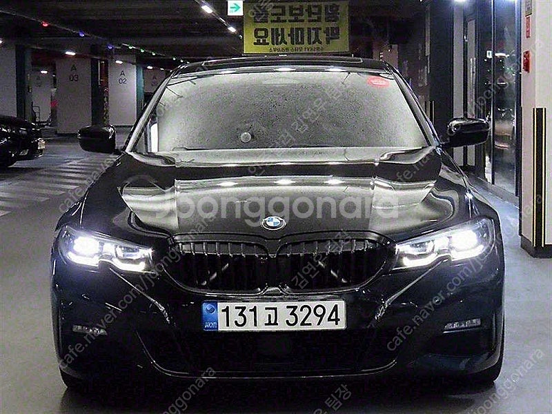 검정색 BMW 3시리즈 중고 M 스포츠 중고차 리스 가...--7