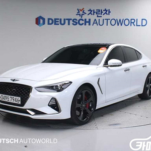 [제네시스]G70 3.3T 스포츠 AWD 프레스티지 (5인승) 2020 년 휘발유 중고차 전액할부 중고차리스 중고차수출