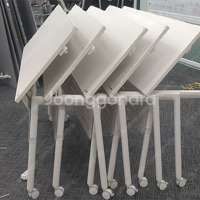 퍼시스 회의용 연수용 수강용 학원용 독서실 세미나실 1인용 테이블 책상 의자--5