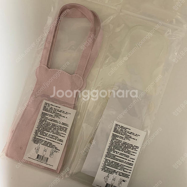 대만 스타벅스 베어리 텀블러백 핑크, 투명 세트 택포--1