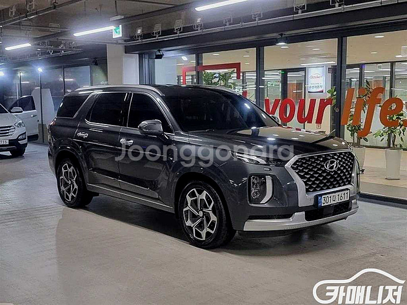 팰리세이드 가솔린 3.8 4WD 2021 년 중고차◆전...--0