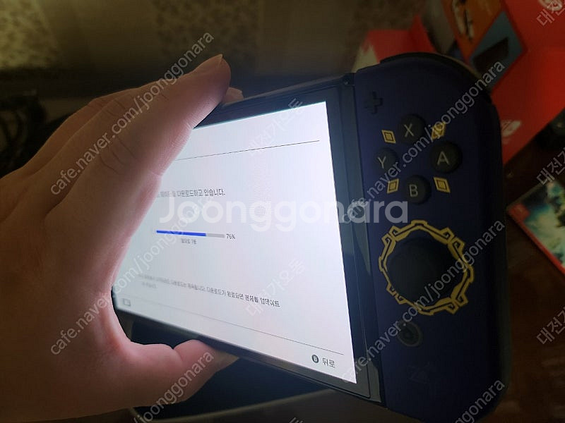 닌텐도스위치 OLED 기기 + 프로 컨트롤러 + 케이스...--7