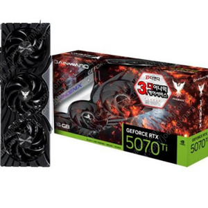 [미개봉] 게인워드 지포스 RTX 5070 TI 미개봉 팝니다. (영수증 드림)
