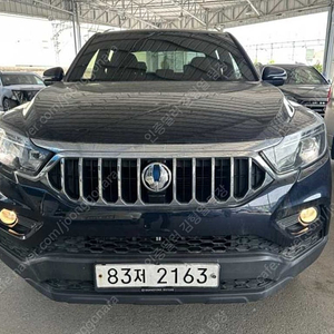 쌍용 렉스턴 스포츠 칸 중고 차 쌍용 렉스턴 스포츠 중고차 픽업트럭 중고 파란색 2019년식 디젤 2.2 2WD 프로페셔널 X 개인사업자 차량구매
