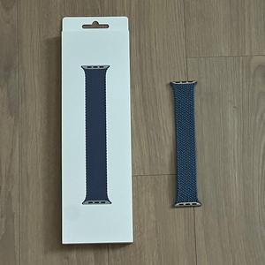 애플워치 정품 스트랩 42mm 데님 브레이드 솔로 루프 사이즈 5