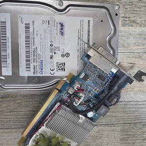 고장 부품 2개 일괄(hdd 1tb 그래픽카드)