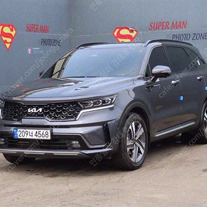 쏘렌토 중고 가격 쏘렌토 하이브리드 중고 쏘렌토 중고차 회색 2023년식 39,411km HEV 1.6 2WD 그래비티 중고자동차