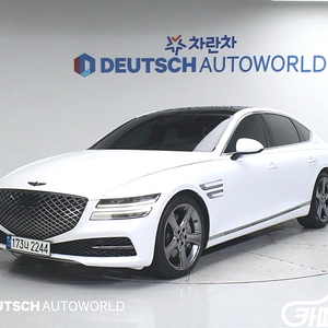 [제네시스]G80(RG3) 2.5 가솔린 터보 AWD 기본형 2022 년 휘발유 중고차 전액할부 중고차리스 중고차수출