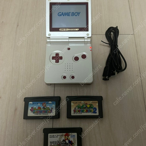 닌텐도 GBA SP 게임보이 어드밴스 SP 게임기 세트 (충전기, 게임칩포함)