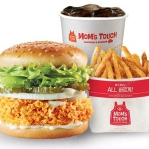 맘스터치 싸이버거세트 판매합니다