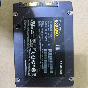 삼성 SSD 860QVO 1TB 2.5" 판매합니다.​