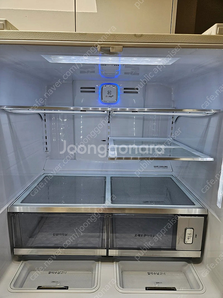 LG 디오스 양문형 4도어 냉장고 u913vbiw--0