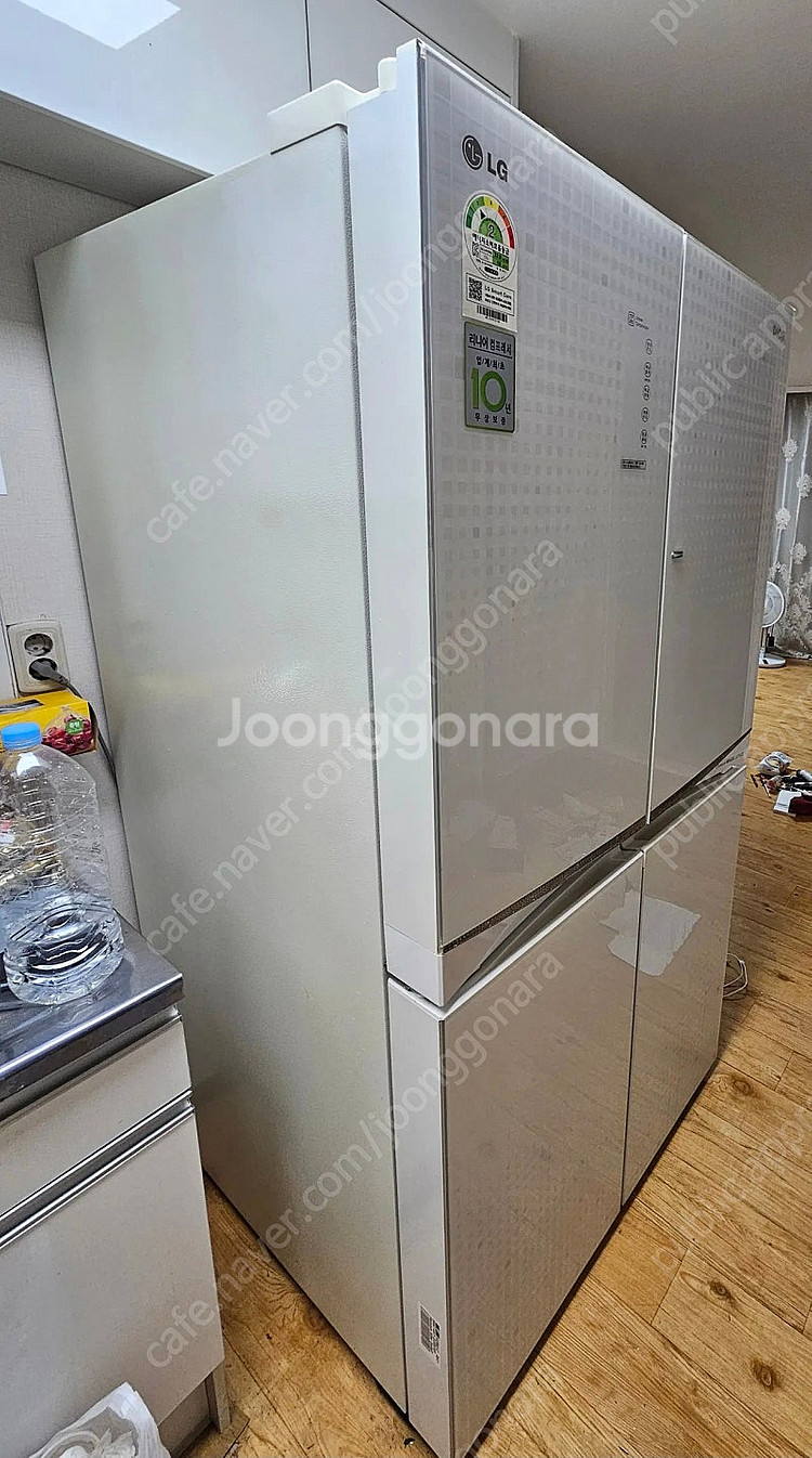 LG 디오스 양문형 4도어 냉장고 u913vbiw--8