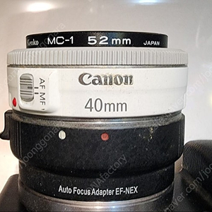 캐논 40mm f/2.8 STM, EF마운트