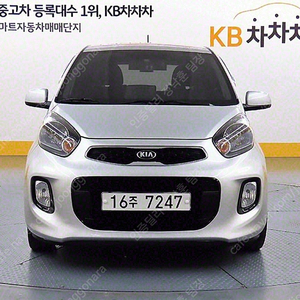 모닝 중고 모닝 더 뉴 모닝 중고차 은색 2016년식 44,512km 럭셔리 중고차구매