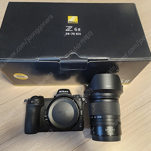 니콘 정품 z6ii z6m2 z6 ii 바디와 z24-70mm f4 S z24-70 24-70s 렌즈 kit 판매합니다.