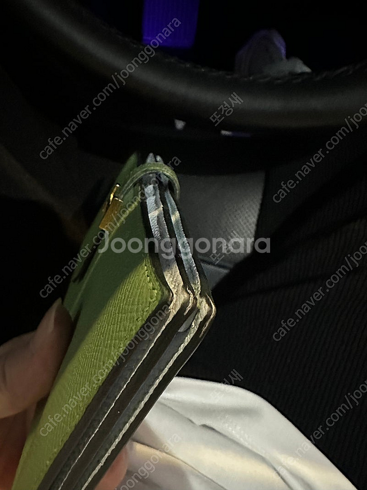 에르메스 베안 장지갑--3