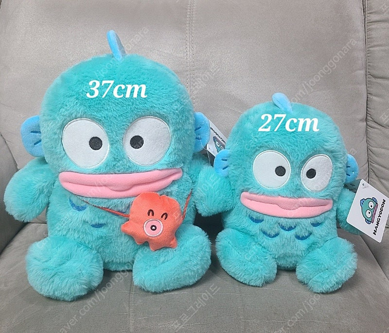 산리오 한교동 쿠션 문어크로스백 가방 대형 인형 이미지