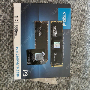 Crucial P3 1TB 팝니다.