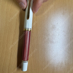 펠리칸M600 레드화이트 만년필 EF