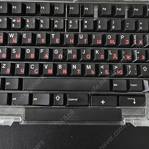 JTK Classic Cyrillic black 삼중사출 키릴 블랙 키캡
