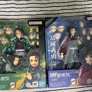 귀멸의 칼날 shf 기유,탄지로