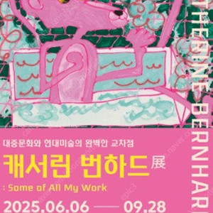 예술의 전당 캐서린 번하드 전시 캐서린 번하드전