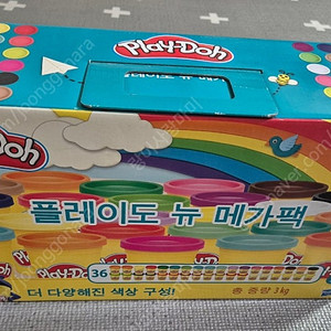 플레이도우 뉴 메가팩 36색(새상품)