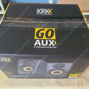 새제품 KRK GOAUX3 스피커 저렴하게 팝니다.