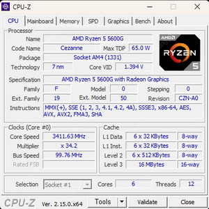 amd5600g 풀셋 본체 팔아요 32gb ssd500g 수제쿨러
